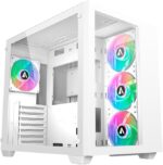 Abysm Danube SAVA 285 BX203 ARGB Cristal Templado USB 3.0 Blanca