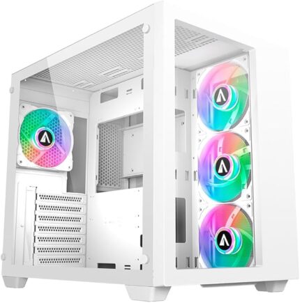 Abysm Danube SAVA 285 BX203 ARGB Cristal Templado USB 3.0 Blanca