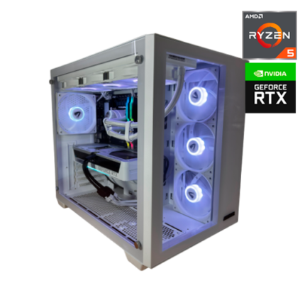 PepiPC GAMING BASIC BLANCO – AMD RYZEN 5 5500 / 16GB / 1TB / RTX 5060 8GB