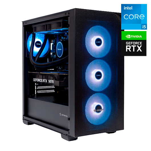 PepiPC BASIC – Intel i5-12400F / 16GB / 500GB / RTX 4070 SUPER