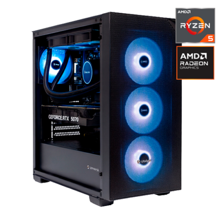 PepiPC BASIC – AMD RYZEN 5-5500 / 16GB / 500GB / RX 6600XT 8GB