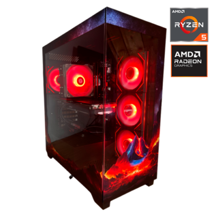 PepiPC GAMING – Ryzen 5-7500X3D / 32GB / 1TB / RX 9060XT 16GB