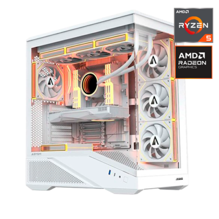 PepiPC GAMING BLANCO Ryzen 5-7500X3D / 32GB / 1TB / RX 9070XT 16GB