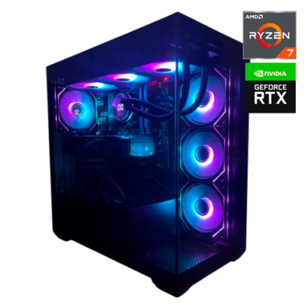 PepiPC GAMING – Ryzen 7 7800X3D / 32GB / 1TB / RTX 5070Ti 16GB