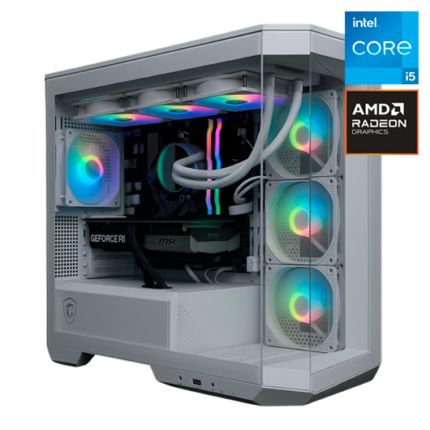 PepiPC GAMING BLANCO – Ryzen 5-8400F / 32GB / 1TB / RX 9070XT 16GB