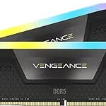 MEMORIA CORSAIR DDR5 32GB 2X16GB PC6000 VENGEANCE RGB CMH32GX5M2B6000C38