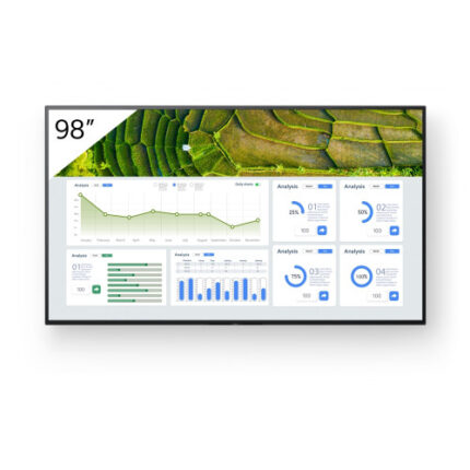 MONITOR PROFESIONAL SONY BRAVIA 98" FULL ARRAY LED RESOL.  4K / HDR / BRILLO 440 / OPERACIÓN 24/7 / HORIZ./APAISADO / CONTROL IP + RS232 / PROFESIONAL MODE / 3 AÑOS GARANTIA AVANZADA (FW-98BZ30L)