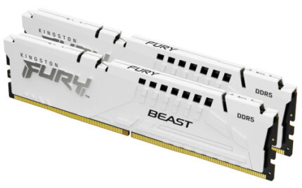 MEMORIA KINGSTON 32GB KIT2 6000MT/S DDR5 CL36   FURY BEAST WHITE EXPO - KF560C36BWE2K2-32