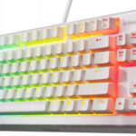 TECLADO STEELSERIES APEX 3 TKL (USA) BLANCO (64819)