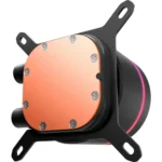 NZXT KRAKEN CORE RGB - 240MM  AIO LIQUID COOLER WITH RGB CAP & RGB CORE FAN (BLACK) RL-KR24C-B1 - Imagen 3