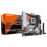 PLACA GIGABYTE B850M FORCE WF6E,AMD,AM5,B850,2DDR5,128GB,1HDMI+1DP,4SATA3+3M.2,GBELAN+WIFI6E+BT5.3,4USB3.2,MATX