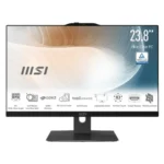 MSI AIO MODERN AM242P 1M-1499ES. 23.8" IPS LED FHD. UMA. SO-DIMM DDR5 16GB (8GB*2). 512GB. W11 PRO.NEGRO
