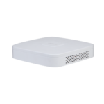 (DHI-NVR2104-P-4KS3) DAHUA GRABADOR IP 4 CANALES POE 1HDD 4K CON INTELIGENCIA ARTIFICAL SMART 1U LITE BLANCO