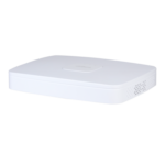 (DHI-NVR2108-8P-4KS3) DAHUA GRABADOR IP 8 CANALES POE 1HDD 4K CON INTELIGENCIA ARTIFICAL SMART 1U LITE BLANCO