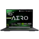 GIGABYTE AERO X16 Portátil Gaming - Copilot+ PC, 16" QHD 165Hz, AMD Ryzen AI 7 HX 350, RTX 5070, 32 GB DDR5 5200MHz, 1 x SSD Gen4 de 1 TB, Win 11 Home, garantía de 2 años, AERO X16 1WH93ESC64DH