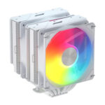 FSP REFRIGERACIONES DE AIRE INTEL LGA 1851/1700/1200 AMD AM4/AM5 120MM WHITE TOP COVER HIGH-PERFORMANCE QUIET PWM ARGB FAN