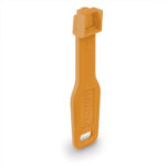 Lindy 47897 bloqueador de puerto Bloqueador de puerto + clave RJ-45 Naranja Acrilonitrilo butadieno estireno (ABS) 10 pieza(s) - Imagen 2