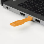 Lindy 47897 bloqueador de puerto Bloqueador de puerto + clave RJ-45 Naranja Acrilonitrilo butadieno estireno (ABS) 10 pieza(s) - Imagen 4