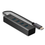 Lindy 43325 hub de interfaz USB 3.2 Gen 1 (3.1 Gen 1) Type-C 5000 Mbit/s Gris - Imagen 3