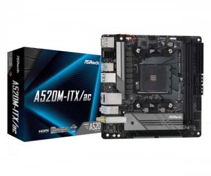 Asrock A520M-ITX/ac Zócalo AM4 micro ATX