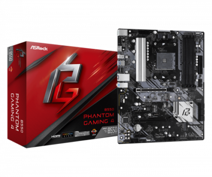 Asrock B550 Phantom Gaming 4 AMD B550 Zócalo AM4 ATX