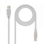 Nanocable CABLE USB 2.0 IMPRESORA, TIPO A/M-B/M, BEIGE, 3.0 M