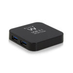 Ewent EW1134 hub de interfaz USB 3.2 Gen 2 (3.1 Gen 2) Type-A 5000 Mbit/s Negro