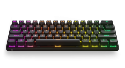 Steelseries Apex Pro Mini Wireless teclado USB + RF Wireless + Bluetooth QWERTY Inglés de EE. UU. Negro