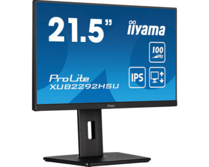 MONITOR IIYAMA 21.5"/1920 x 1080/100Hz /2.1MPX/250CD/FHD/16:9/HDMI/IPSLED/NEGRO