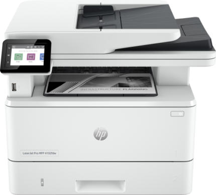 HP LaserJet Pro 4102fdw Inalámbrico Multifunction Blanco y negro Impresora, Fotocopiadora, escáner Dúplex