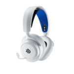 Steelseries ARCTIS NOVA 7P WHITE Auriculares Inalámbrico Diadema Juego Bluetooth Azul, Blanco