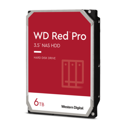 Western Digital Red Pro disco duro interno 6 TB 7200 RPM 256 MB 3.5" SATA