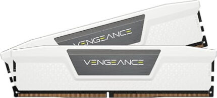 MEMORIA CORSAIR DDR5 32GB 2X16GB PC6000 VENGEANCE BLANCA CMK32GX5M2E6000Z36W