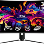 MSI MPG 321CURX QD-OLED pantalla para PC 80 cm (31.5") 3840 x 2160 Pixeles 4K Ultra HD Negro