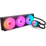 NZXT KRAKEN CORE RGB - 360MM AIO LIQUID COOLER WITH RGB CAP & RGB CORE FAN (Black) RL-KR36C-B1