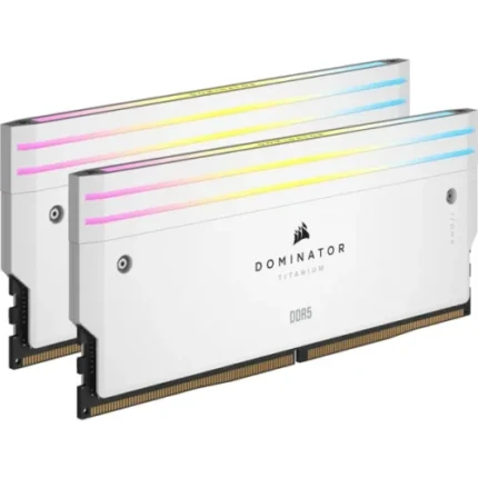 MEMORIA CORSAIR DDR5 96GB 2X48GB PC6000 DOMINATOR TITANIUM BLANCA CMP96GX5M2B6000Z30W