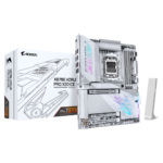 PLACA GIGABYTE X870E AORUS PRO X ICE,AMD,AM5,X870E,4DDR5,256GB,1HDMI+2USB4,4SATA6+2M.2,5GBLAN+WIFI7+BT5.4,7USB3.2,ATX