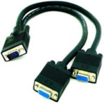 NANOCABLE CABLE BIFURCADOR SVGA, HDB15/M-2XHDB15/H, 45 CM (10.15.2000)