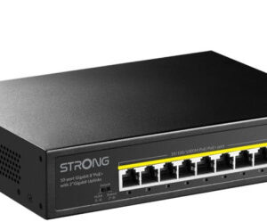 STRONG SWITCH 8 POE CON 2 ENLACES ASCENDENTES ETHERNET
