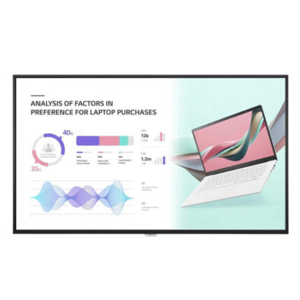 LG (65UH5Q-E.AEU) - 65" 3840 x 2160 (UHD)-500 NIT-PORTRAIT / LANDSCAPE-OPERACION 24/7-WEBOS SMART PLATFORM (SOC)-EVEN BEZEL 11.4 MM-CONFORMAL COATING-DISENO ESPACIO AHORRADO-VESA 300 x 300 MM-PESO 21.1 KG