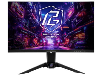 MONITOR ASROCK PG27FFX2A,27",FHD (1920X1080),520HZ,1000:1,1MS,2HDMI+1DP,WIFI+3USB3.2,WIFI,ALTAVOCES,PLANO,NEGRO
