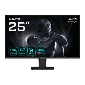 MONITOR GIGABYTE 25" GS25F2A,SS IPS,1920X1080(FHD),0.09PP,1000:1,1MS,240HZ,2HDMI+1DP,ALTAVOCES