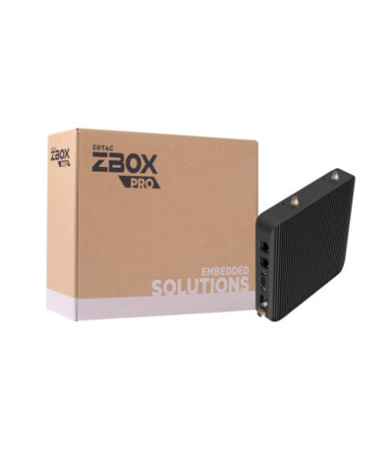 BAREBONE ZOTAC ZBOX PRO JETSON ORIN NANO SYSTEM, 8GB LPDDR5, M.2 NVME 256GB, AX210 WIFI, HDMI, GBE, POE PSE, USB3 X2, RS232C/RS485/CAN, CR2450HR BATT, US/EU/AU