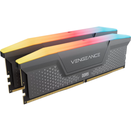 MEMORIA CORSAIR DDR5 32GB 2X16GB PC5200 VENGEANCE RGB CMG32GX5M2B5200Z40
