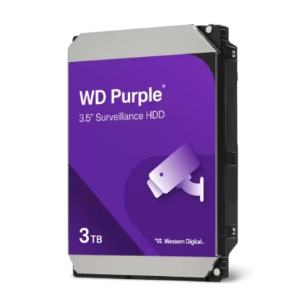 Western Digital Purple disco duro interno 3 TB 5400 RPM 128 MB 3.5" Serial ATA III