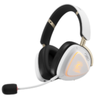 ASUS ROG Delta II-KJP Auriculares Inalámbrico y alámbrico Diadema Juego Bluetooth Negro, Blanco