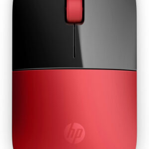 HP Ratón inalámbrico rojo Z3700