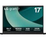 LG Gram 17Z90T Copilot+ PC Intel Core Ultra 7 255H Portátil 43,2 cm (17") WQXGA 32 GB LPDDR5x-SDRAM 1 TB SSD Wi-Fi 7 (802.11be) Windows 11 Pro Español Negro