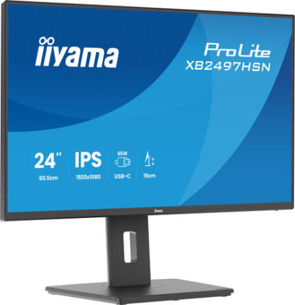 IIYAMA MONITOR 23,8" IPS, 4-SIDE SLIM BEZEL 1920X1080, 100HZ