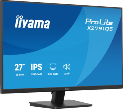 MONITOR IIYAMA 27" IPS, 4-SIDE SLIM BEZEL 2560x1440 75HZ